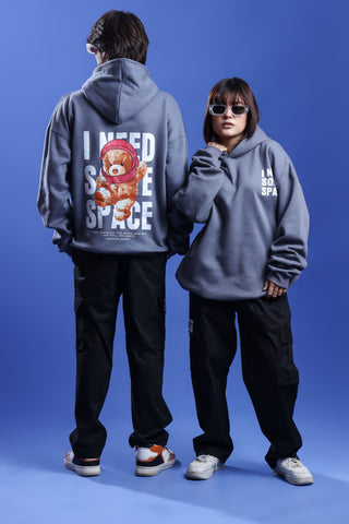 NEED SPACE OVERSIZED HOODIE - Shop Now - Checkmate Atelier