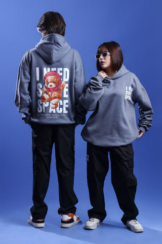 NEED SPACE OVERSIZED HOODIE - Shop Now - Checkmate Atelier