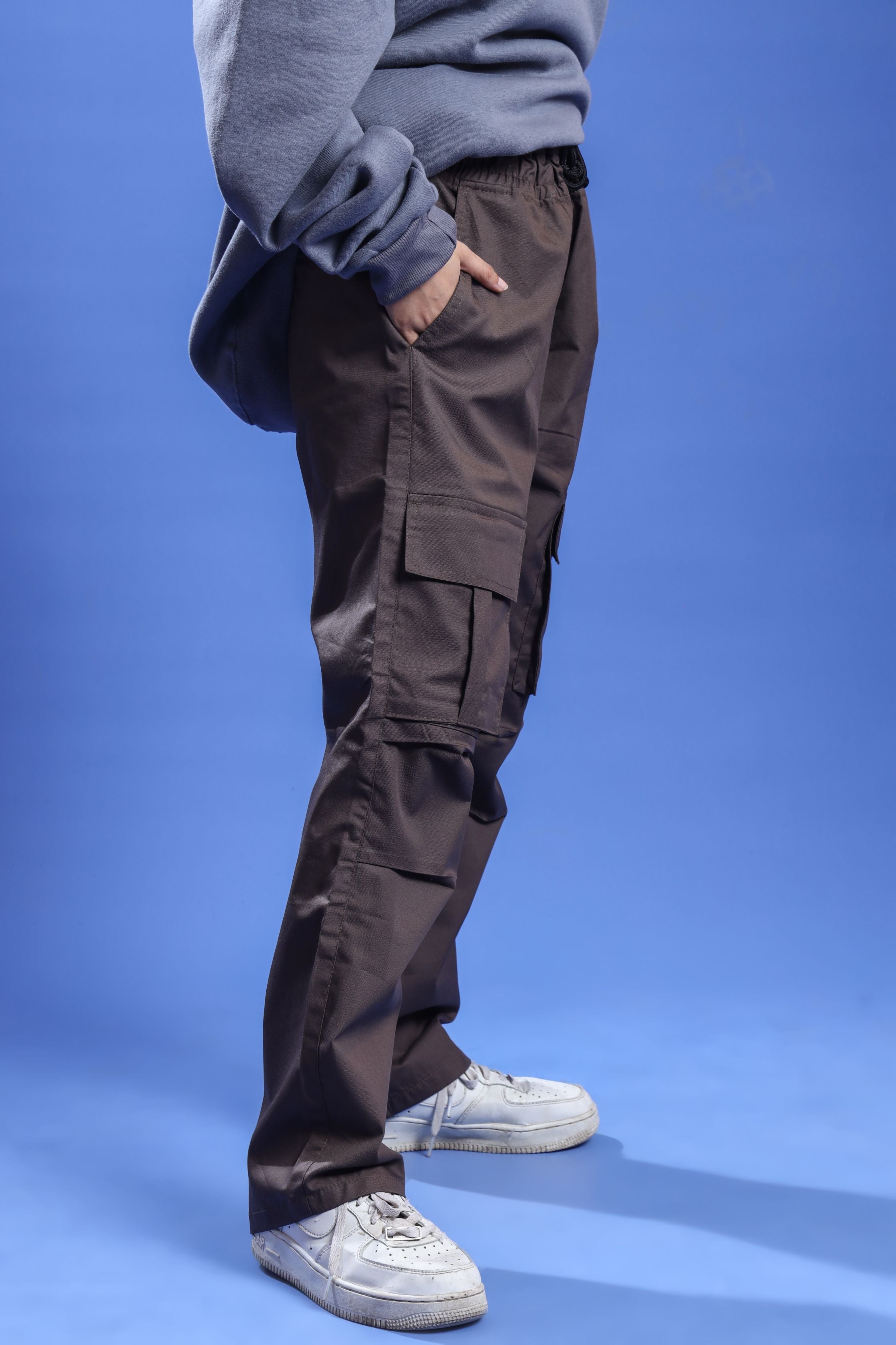 BROWN STRAIGHT CARGO PANT