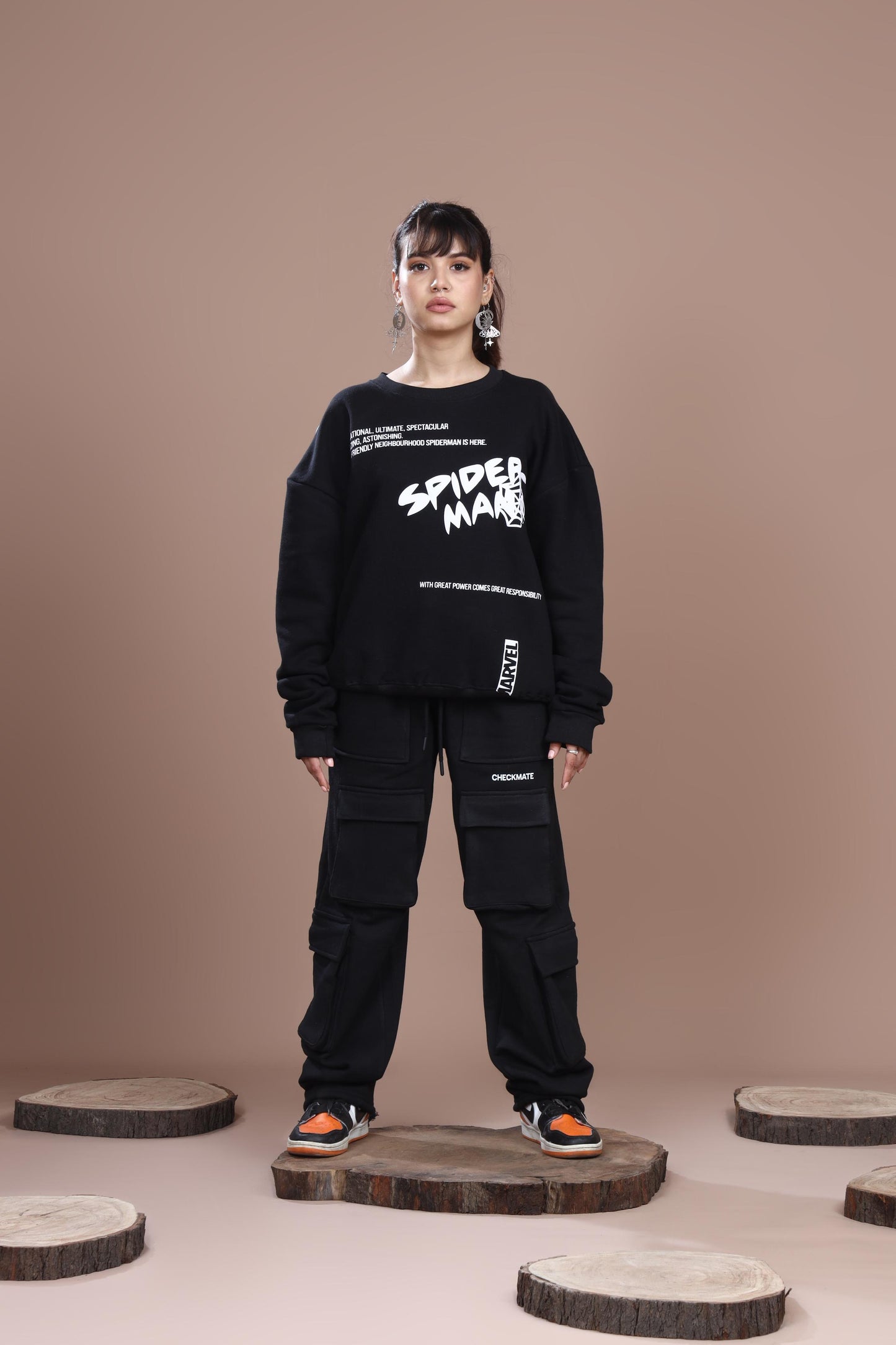 Shop SPIDER WEB OVERSIZED SWEATSHIRT Online in Pakistan