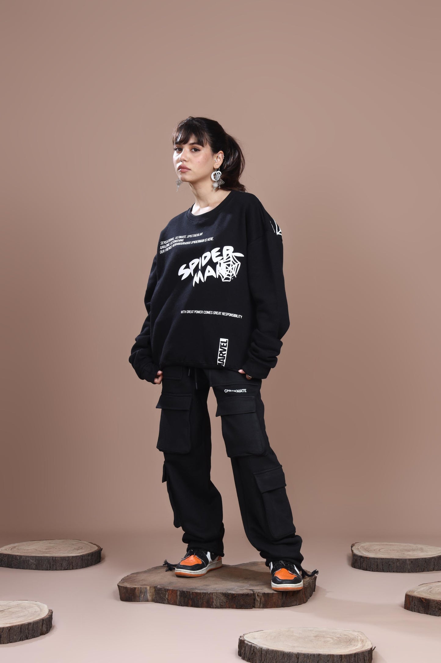 Shop SPIDER WEB OVERSIZED SWEATSHIRT Online in Pakistan