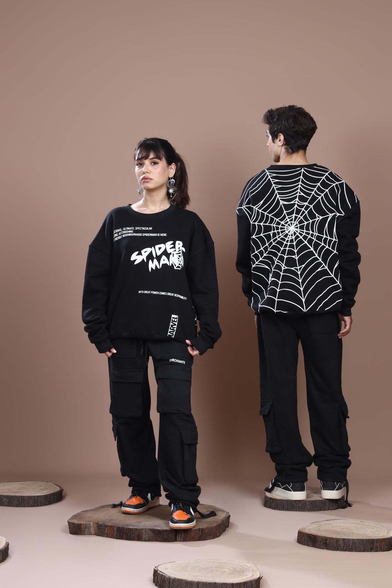 Shop SPIDER WEB OVERSIZED SWEATSHIRT Online in Pakistan