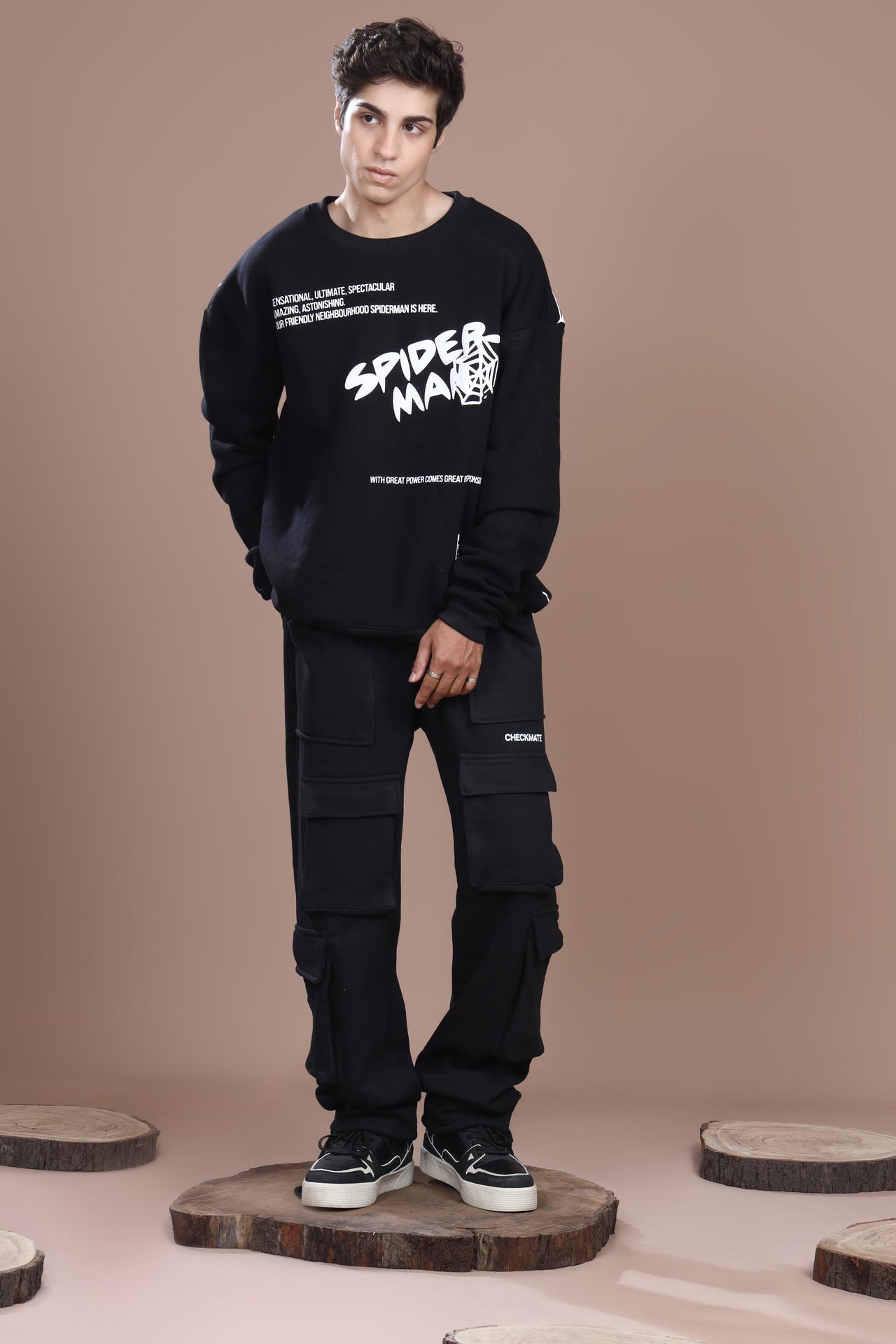 Shop SPIDER WEB OVERSIZED SWEATSHIRT Online in Pakistan