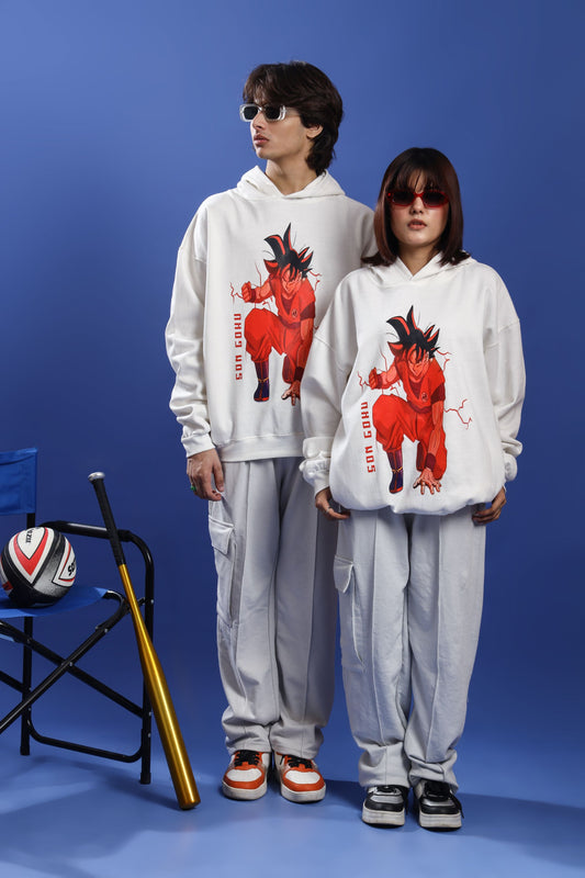 SON GOKU OVERSIZED HOODIE - Checkmate Atelier