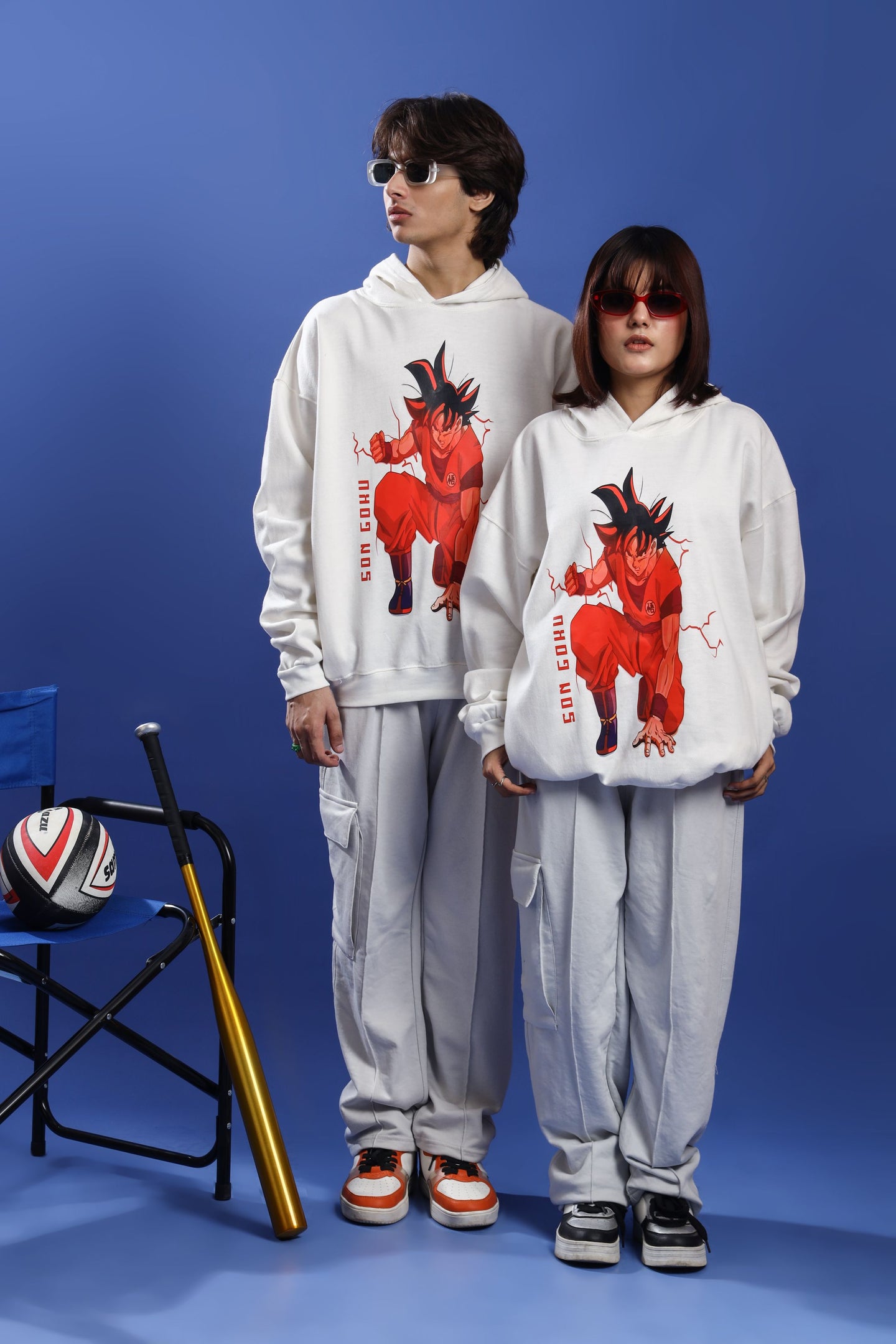 SON GOKU OVERSIZED HOODIE - Checkmate Atelier