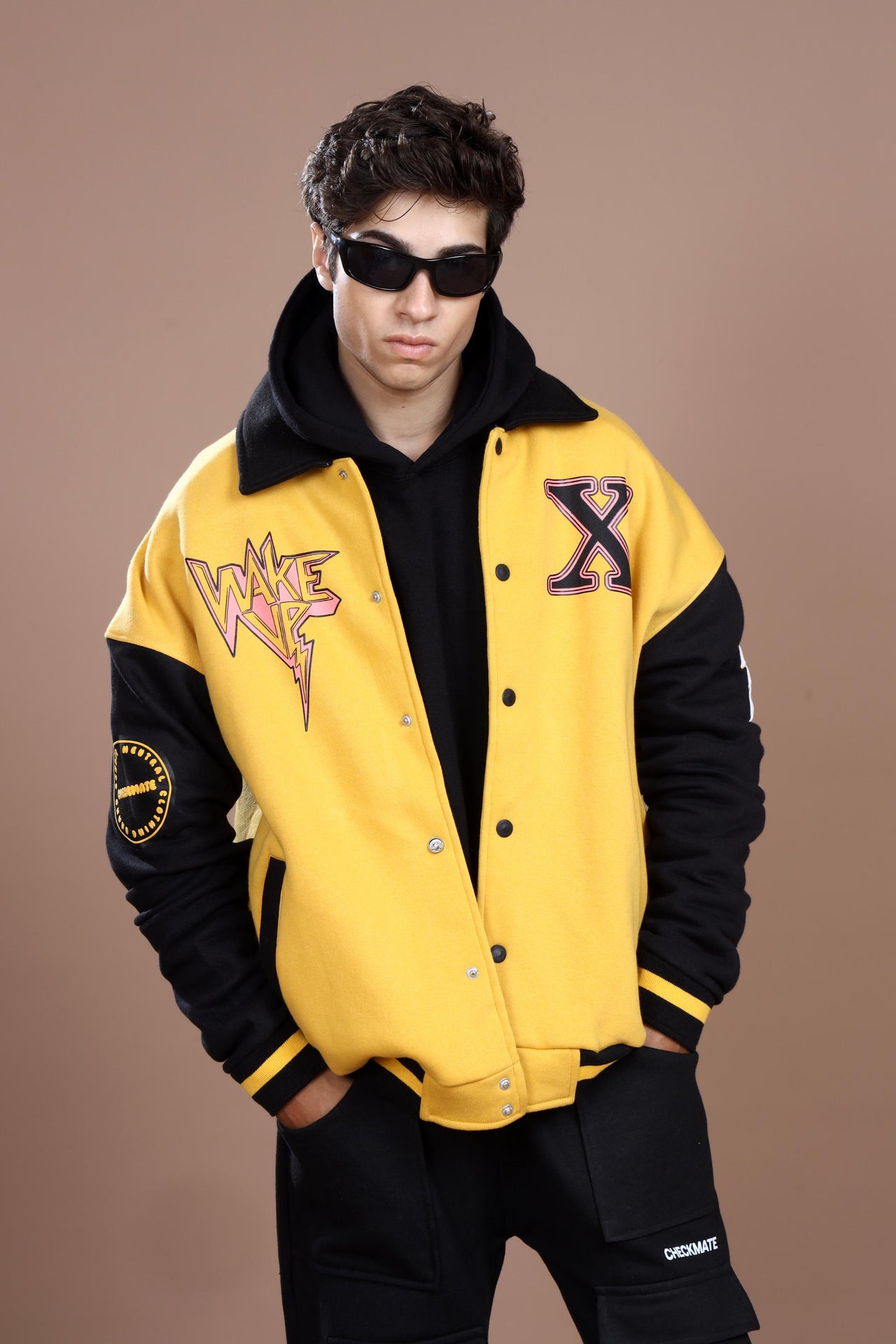 Shop NEVER GIVE UP VARSITY JACKET Online in Pakistan