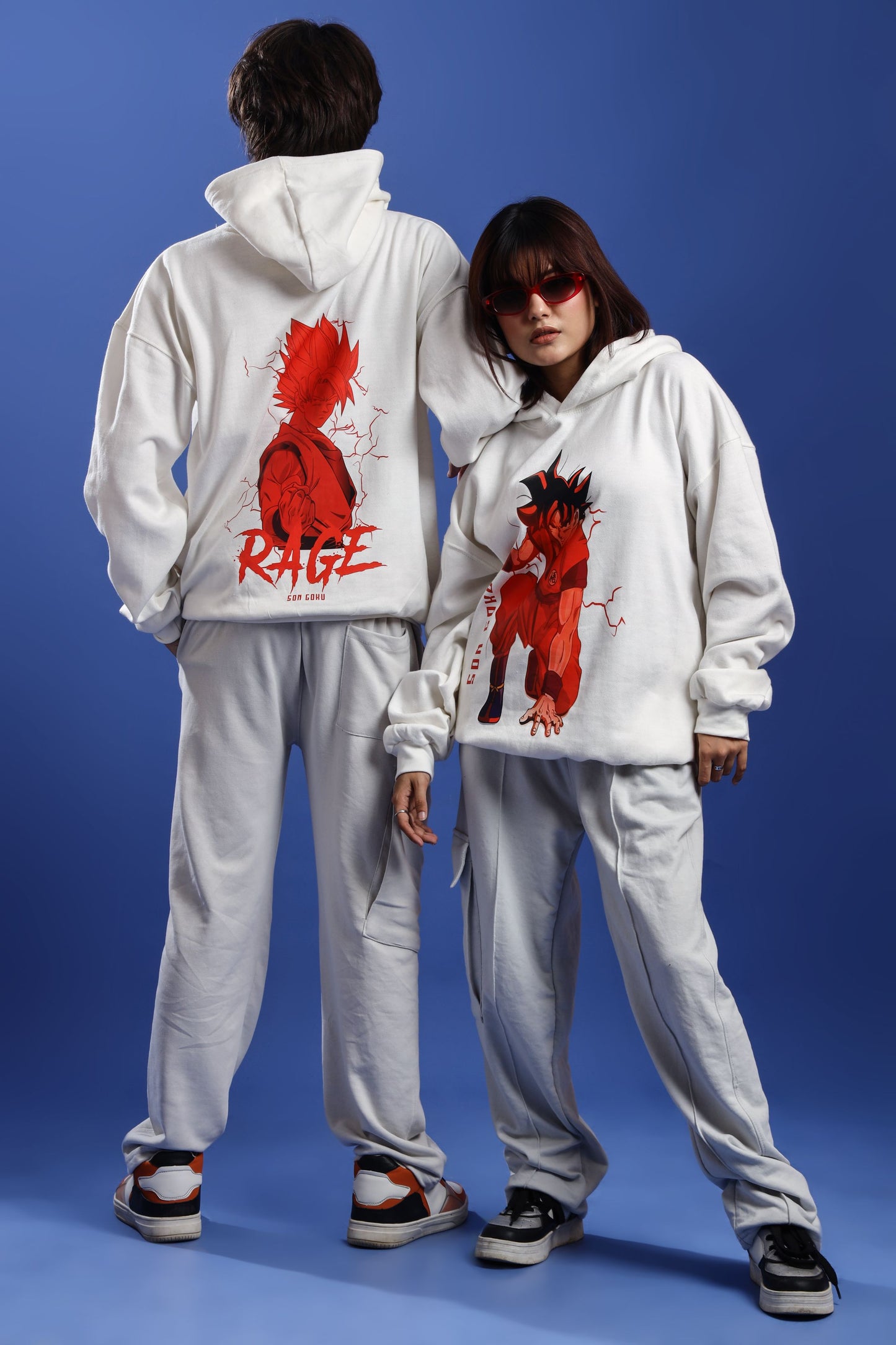 SON GOKU OVERSIZED HOODIE - Checkmate Atelier