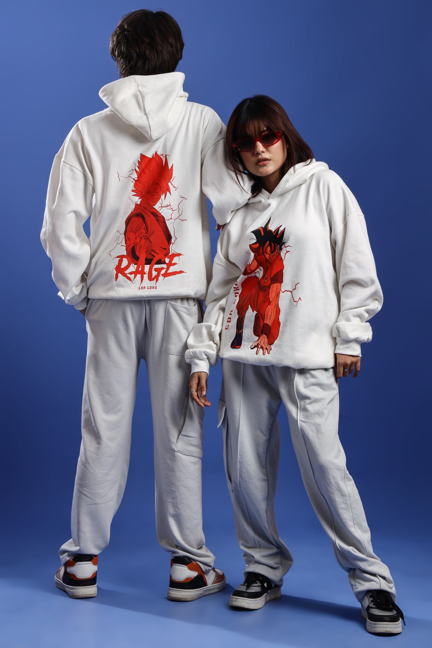 SON GOKU OVERSIZED HOODIE - Checkmate Atelier