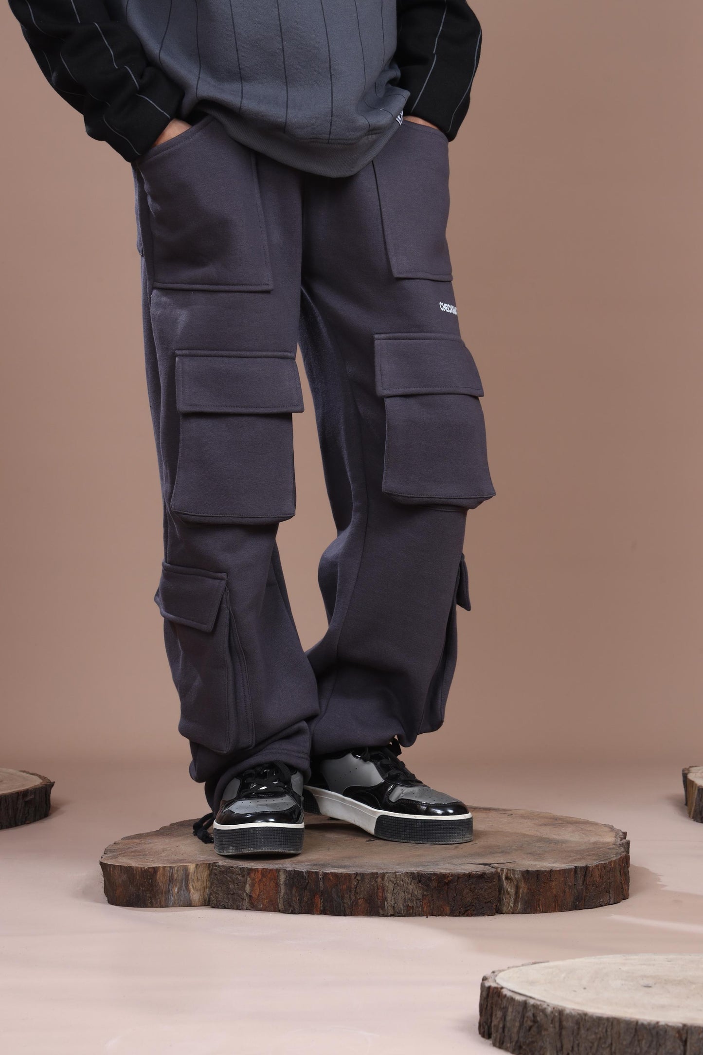 Shop STEEL GRAY HEAVY WEIGHT CARGO TROUSER Online in Pakistan