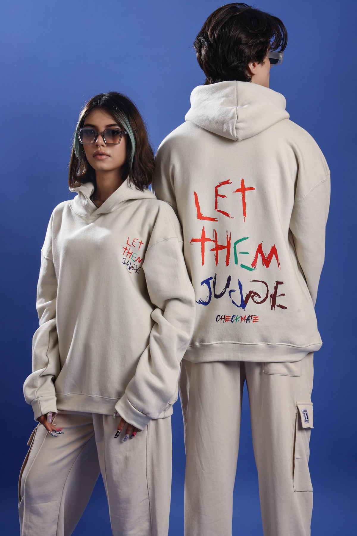 LET THEM JUDGE OVERSIZED HOODIE - Shop Now - Checkmate Atelier