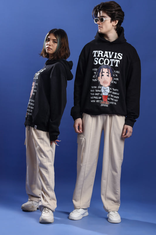 Shop TRAVIS SCOTT LYRICS OVERSIZED HOODIE Online in Pakistan