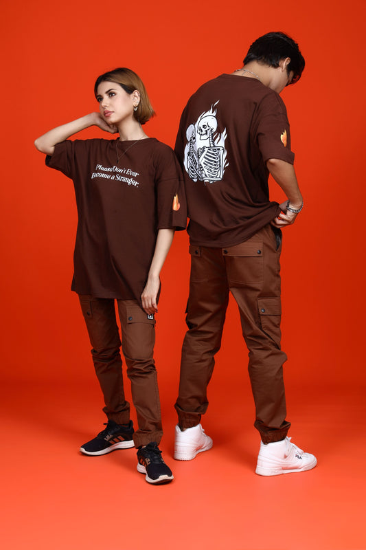 Shop FLAMING SKULL OVERSIZED T-SHIRT Online in Pakistan