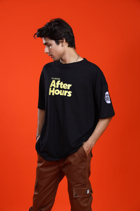 Shop [MINOR FAULT] AFTER HOURS OVERSIZED T-SHIRT Online in Pakistan