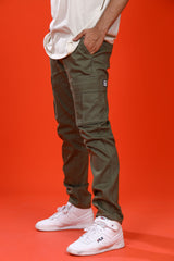 OLIVE STRAIGHT CARGO PANT