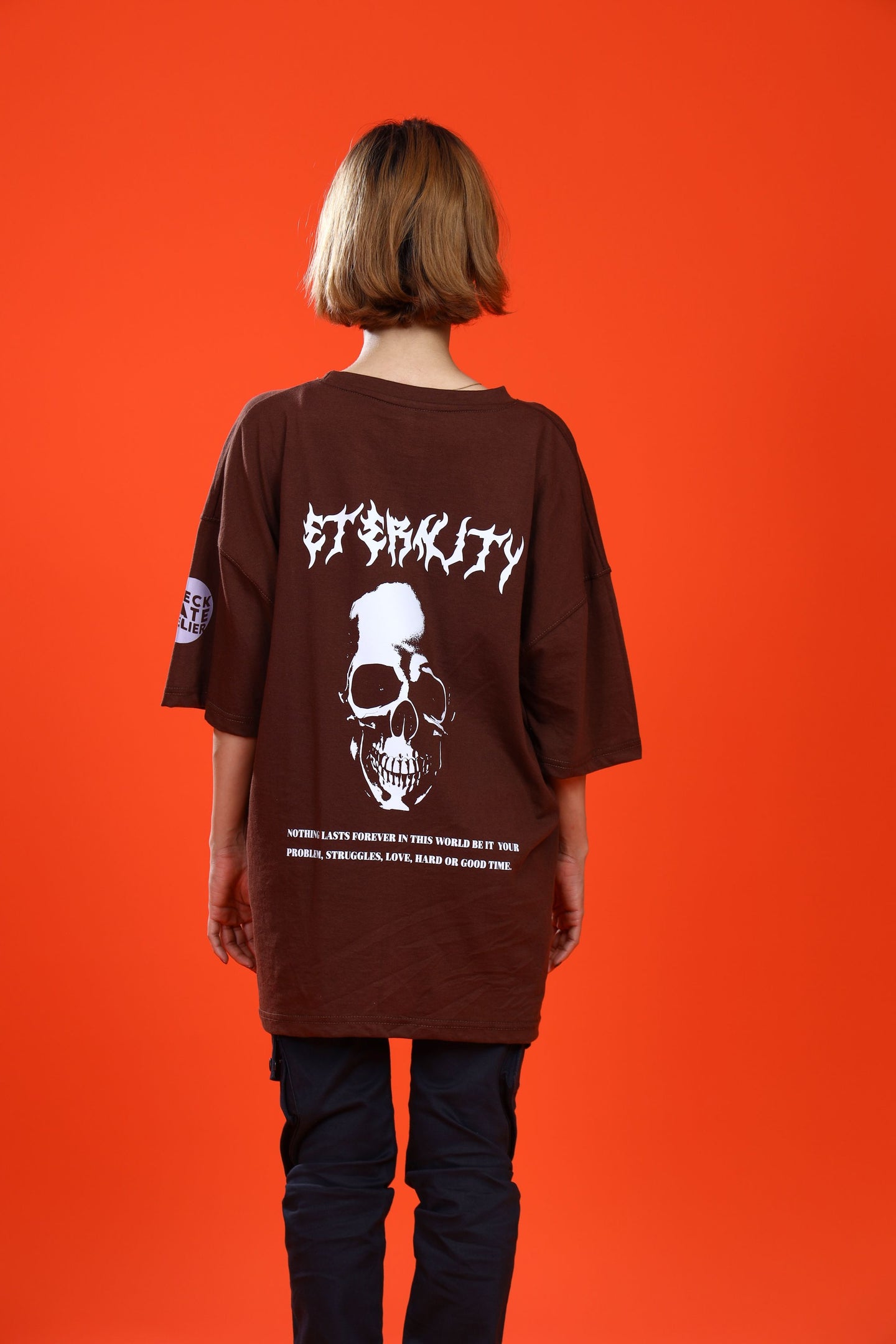 Shop ETERNITY: NOTHING LASTS FOREVER OVERSIZED T-SHIRT Online in Pakistan