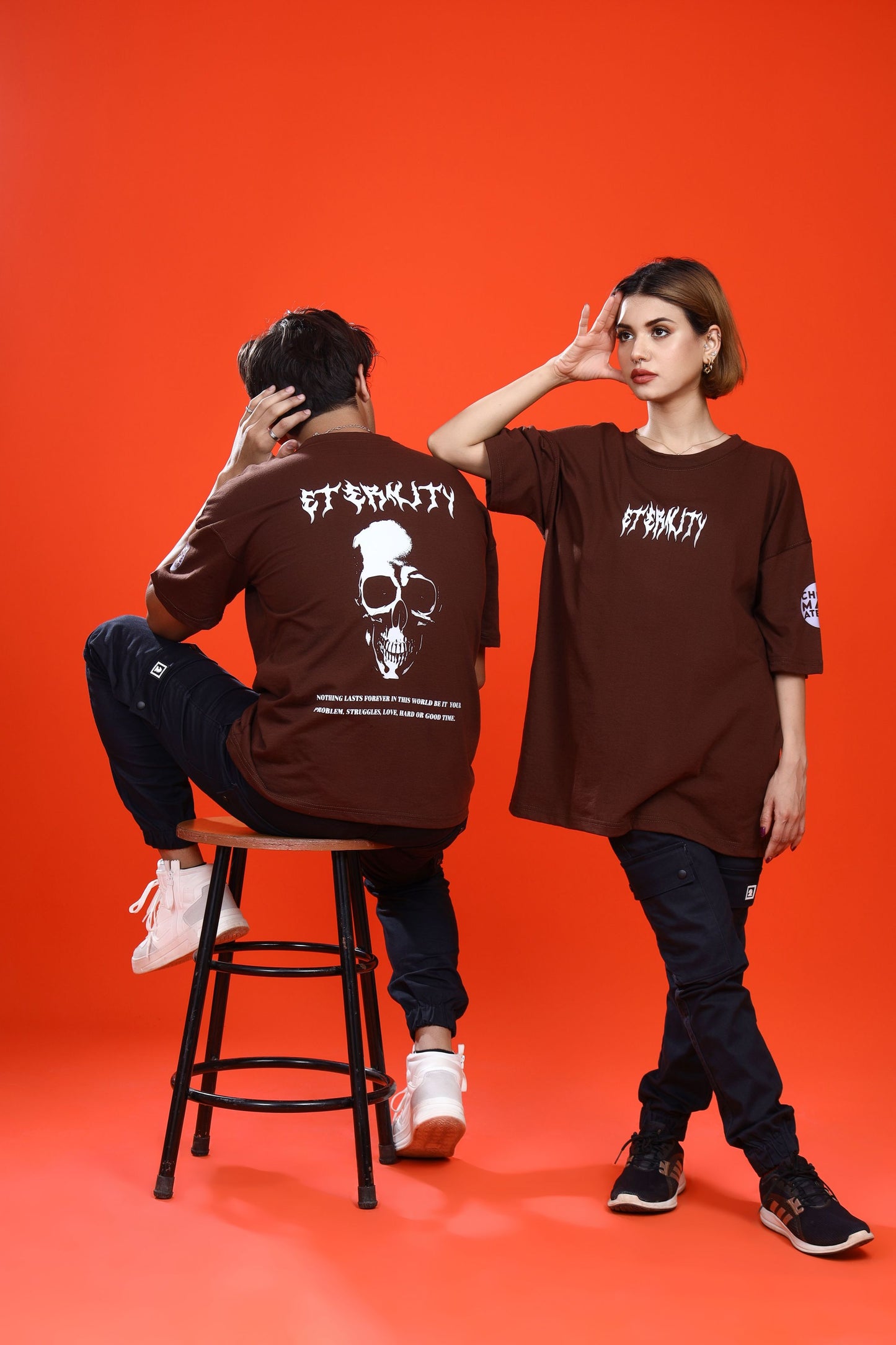 Shop ETERNITY: NOTHING LASTS FOREVER OVERSIZED T-SHIRT Online in Pakistan