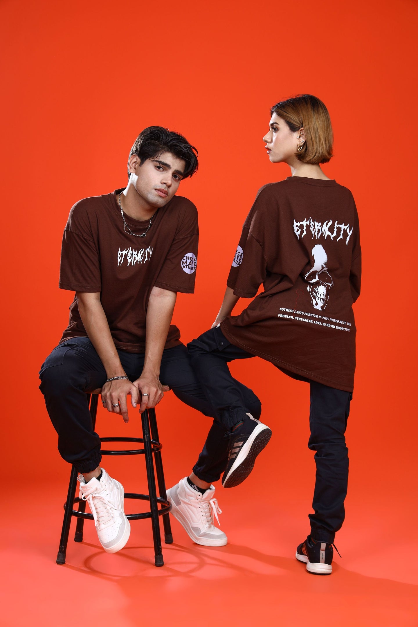 Shop ETERNITY: NOTHING LASTS FOREVER OVERSIZED T-SHIRT Online in Pakistan