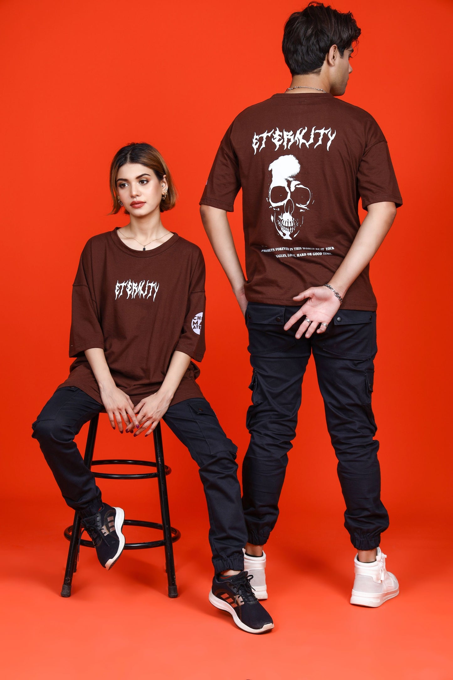 Shop ETERNITY: NOTHING LASTS FOREVER OVERSIZED T-SHIRT Online in Pakistan