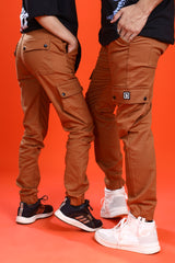 LIGHT BROWN SLIM CARGO PANT