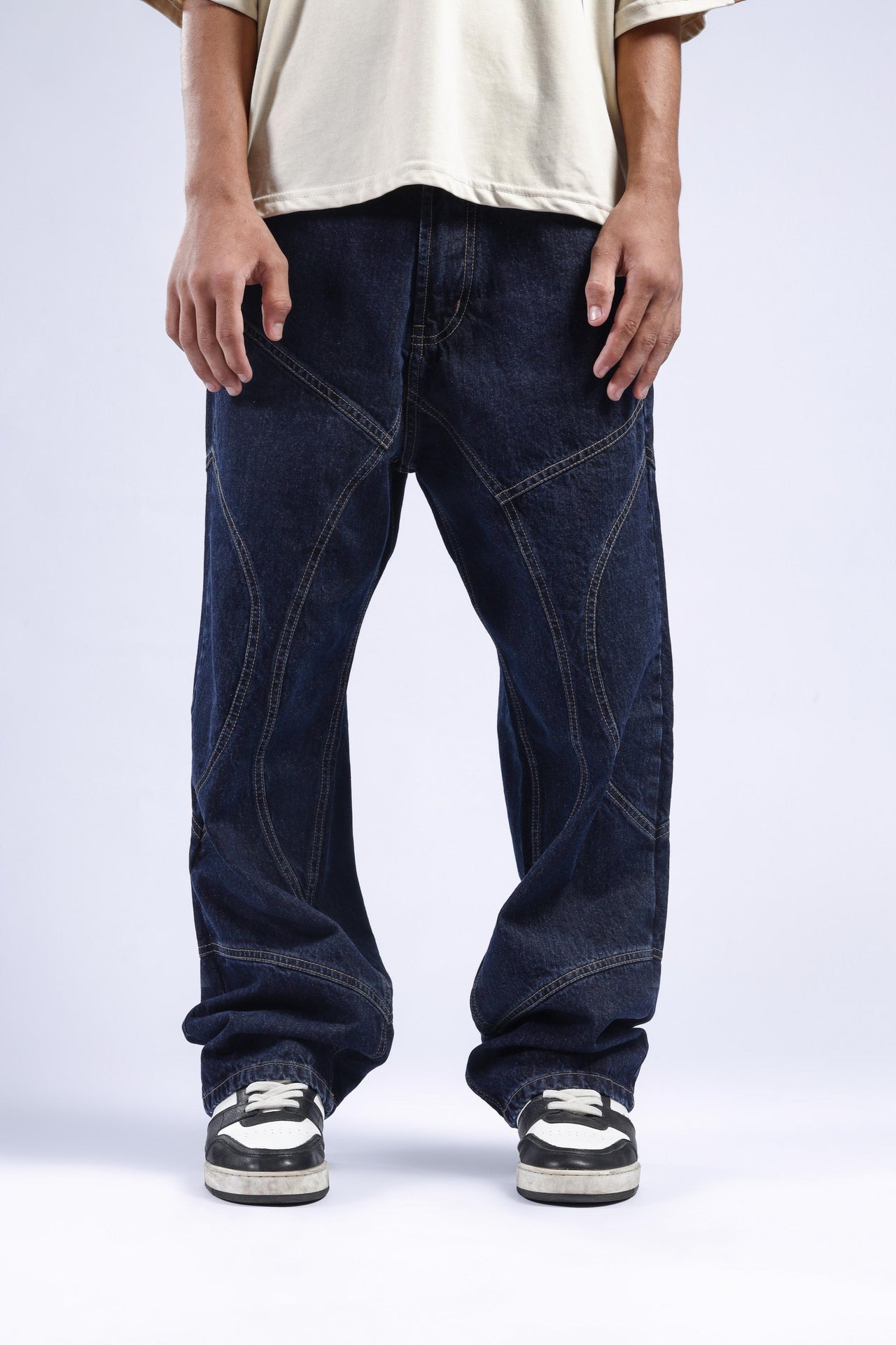 Shop [MINOR FAULT] WARP-STITCH INDIGO DENIM Online in Pakistan