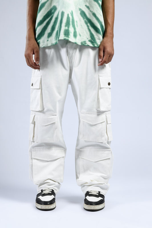 Shop IVORY COMBAT CARGO PANT Online in Pakistan