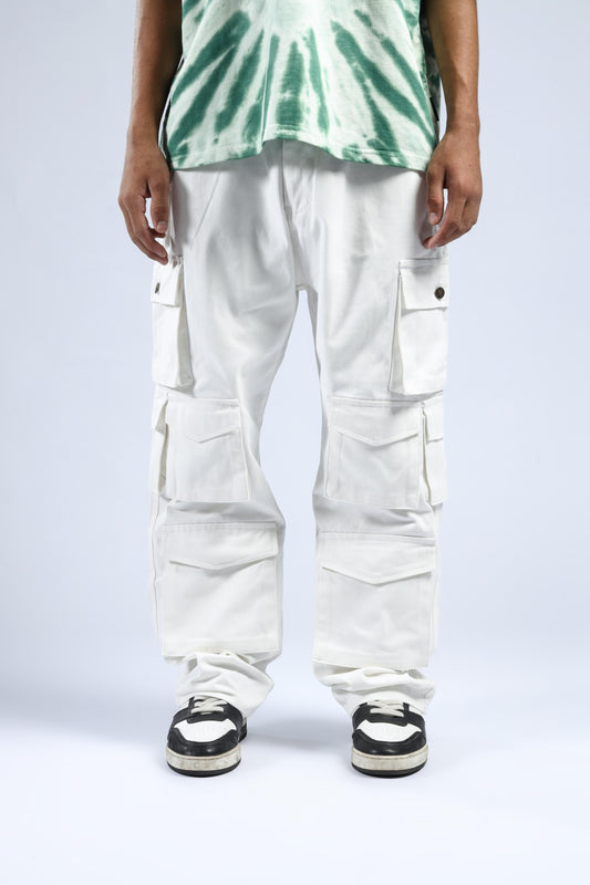 Shop IVORY COMBAT CARGO PANT Online in Pakistan