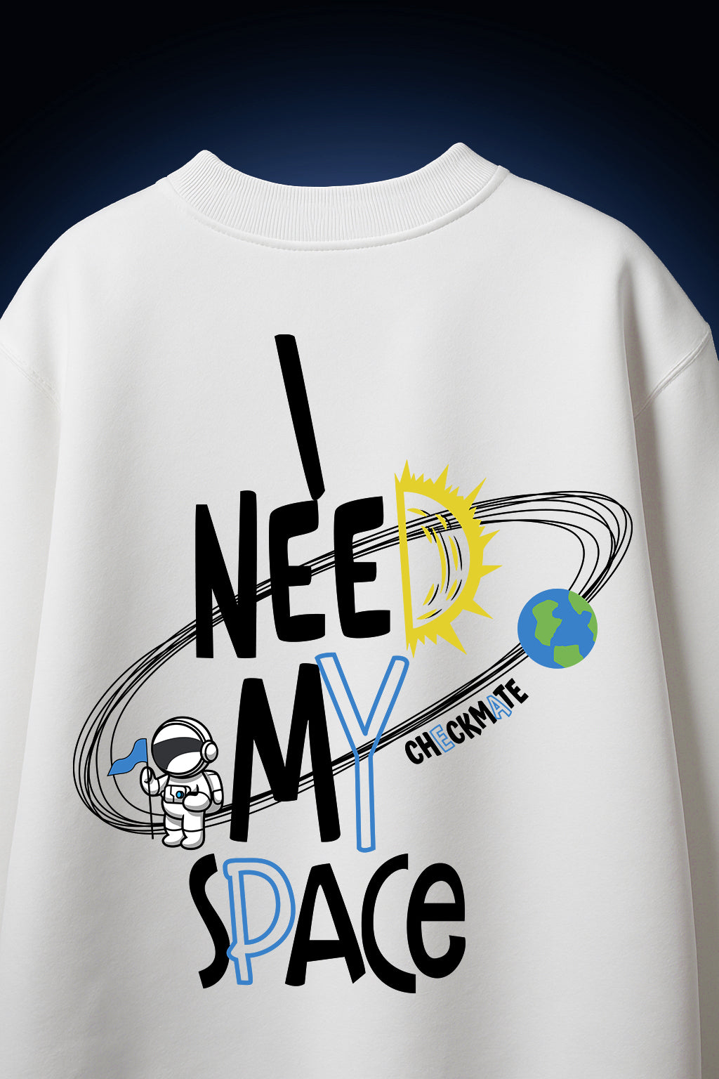 ORBIT MOOD OVERSIZED T-SHIRT - Checkmate Atelier