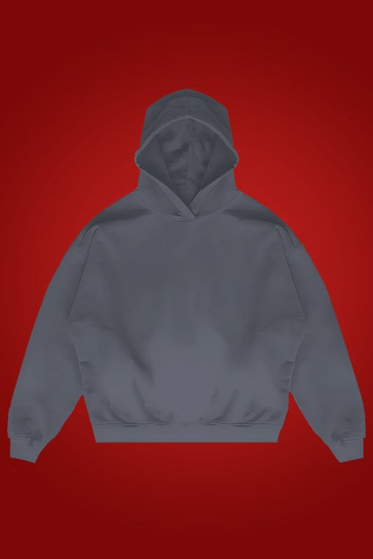 Shop [MINOR FAULT] STEEL GRAY OVERSIZED HOODIE Online in Pakistan