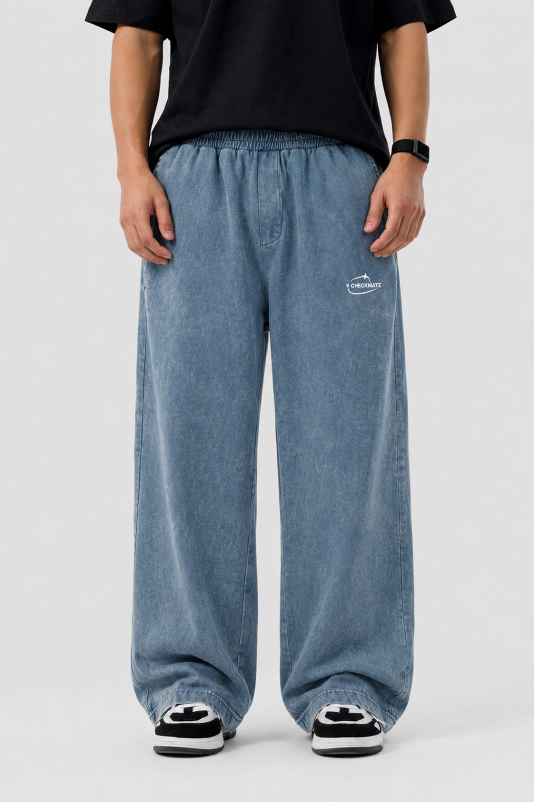 DISTORTED WASHED TROUSER