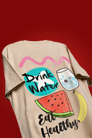 Shop EAT HEALTHY OVERSIZED T-SHIRT Online in Pakistan