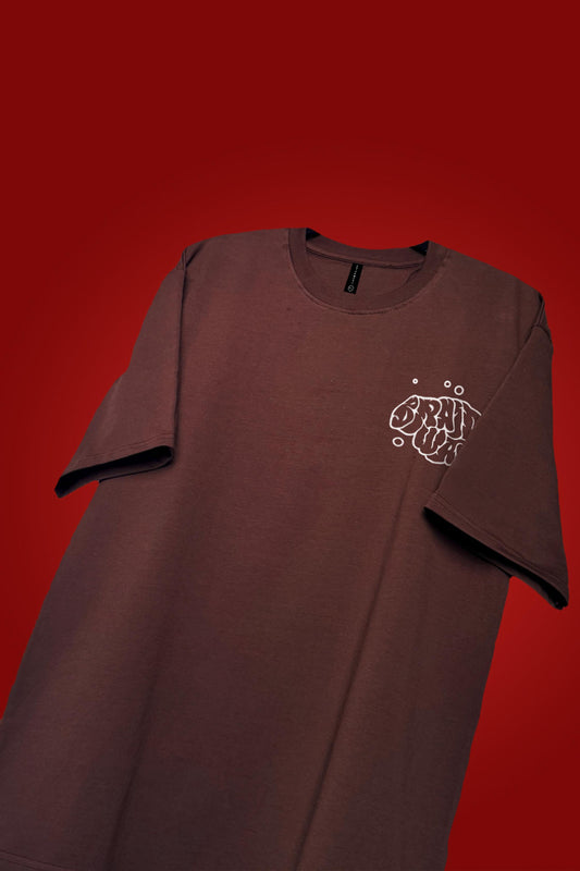 BRAIN WASH OVERSIZED T-SHIRT - Checkmate Atelier
