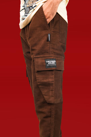 BROWN CARGO PANT - Shop Now - Checkmate Atelier