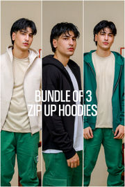 Shop BUNDLE OF 3 ZIP UP HOODIES Online in Pakistan
