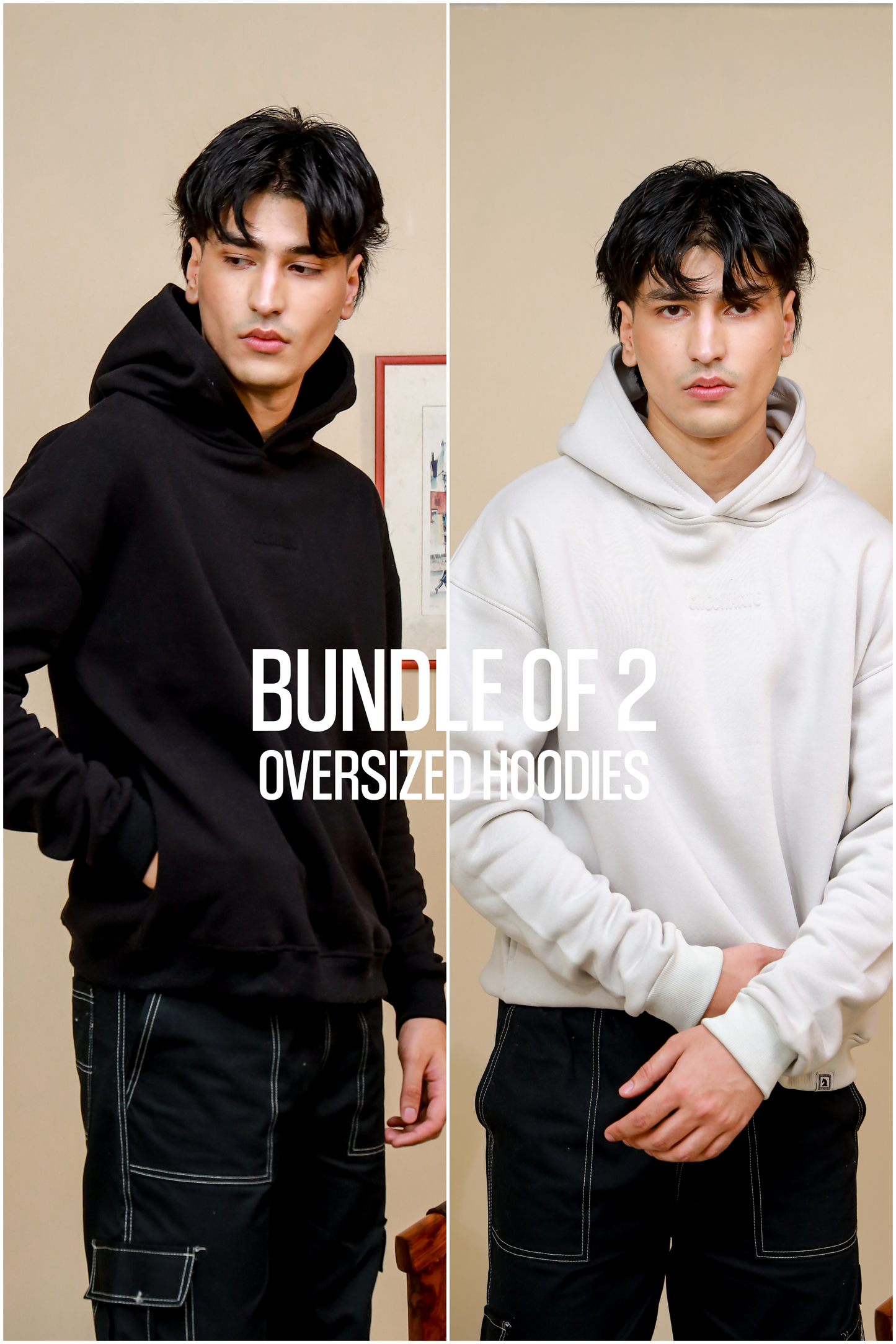 Shop BUNDLE OF 2 OVERSIZED HOODIES Online in Pakistan