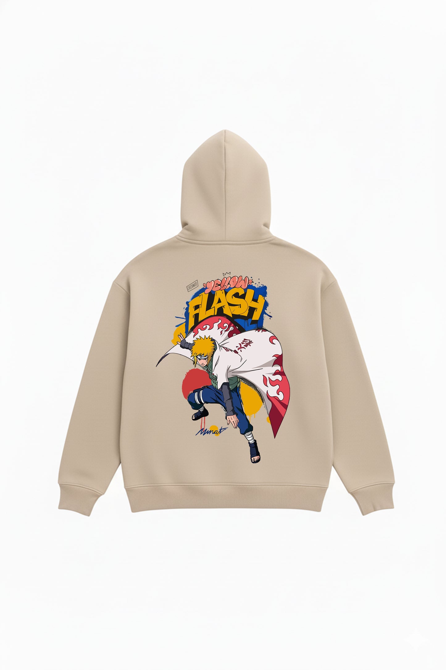 YELLOW FLASH OVERSIZED HOODIE