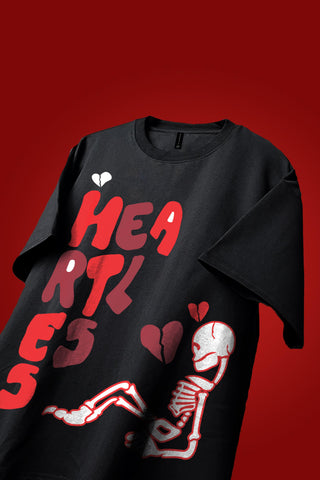 HEARTLESS OVERSIZED T-SHIRT - Shop Now - Checkmate Atelier