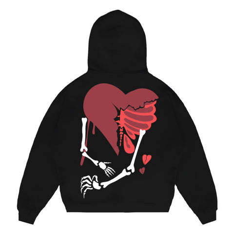 HEARTLESS OVERSIZED HOODIE - Shop Now - Checkmate Atelier