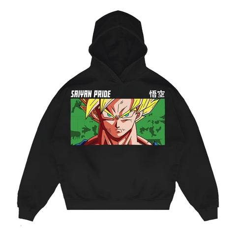 SAIYAN PRIDE OVERSIZED HOODIE - Shop Now - Checkmate Atelier