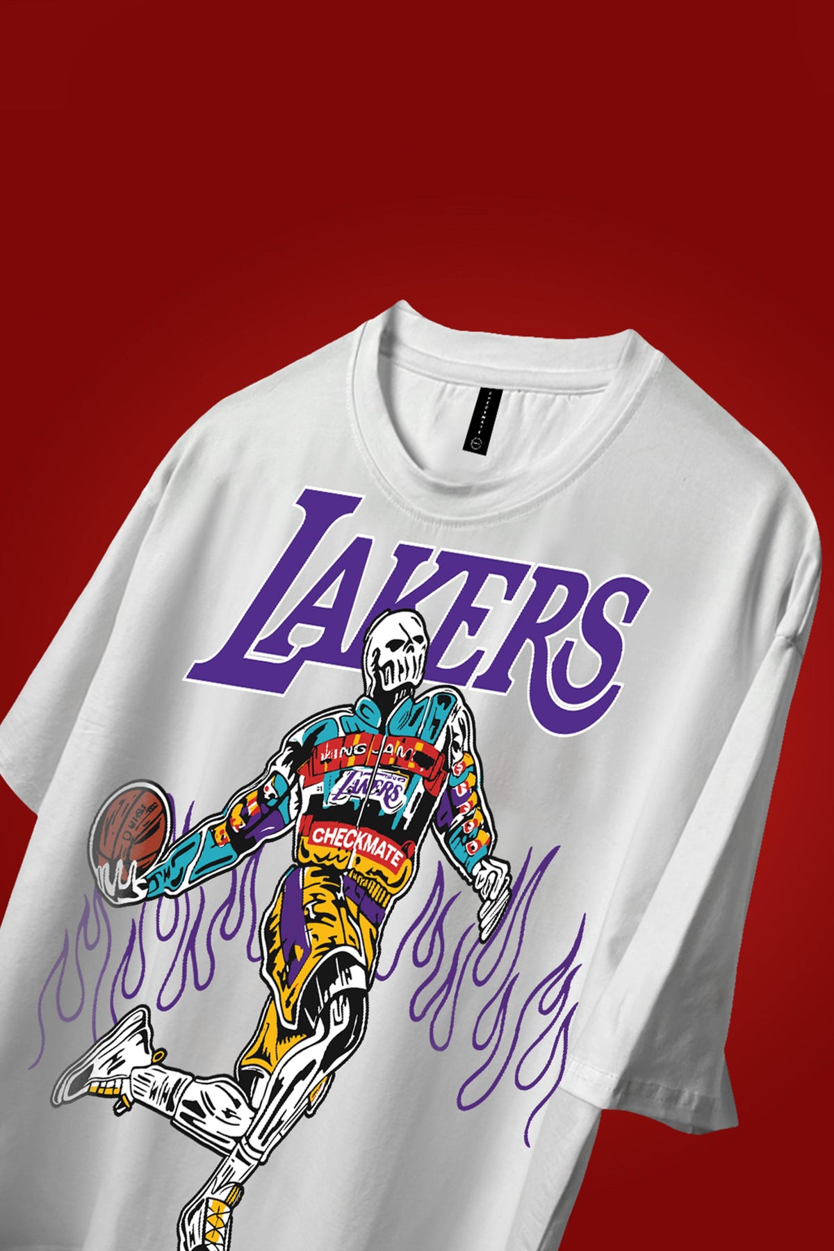 LAKERS OVERSIZED T-SHIRT - Shop Now - Checkmate Atelier