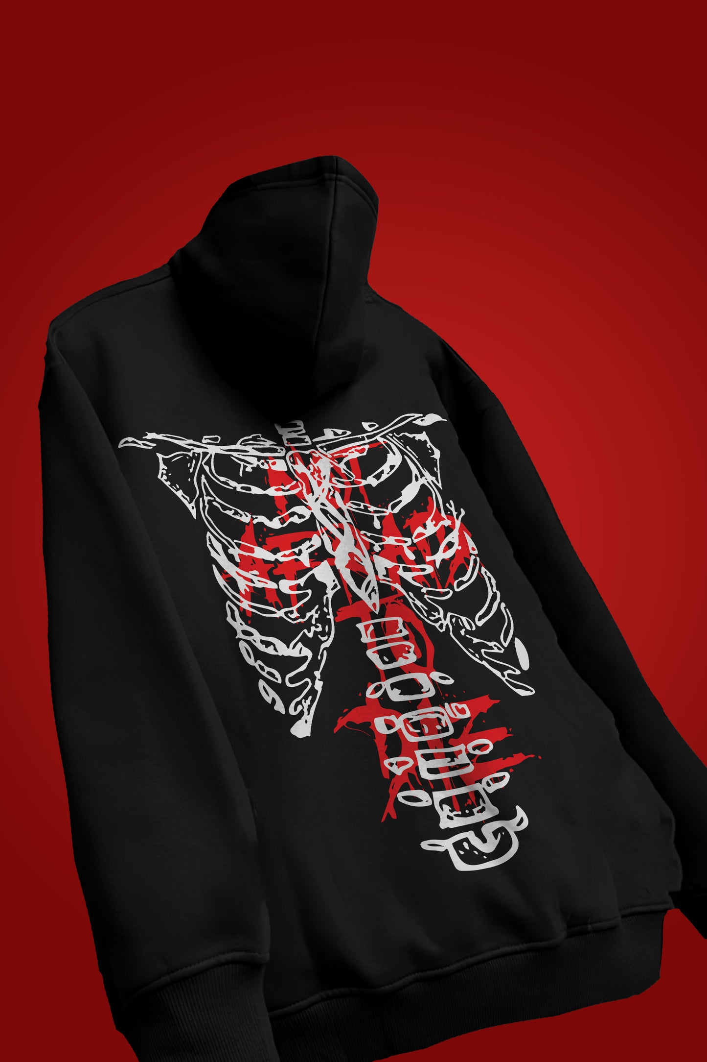 DIE OVERSIZED HOODIE - Checkmate Atelier