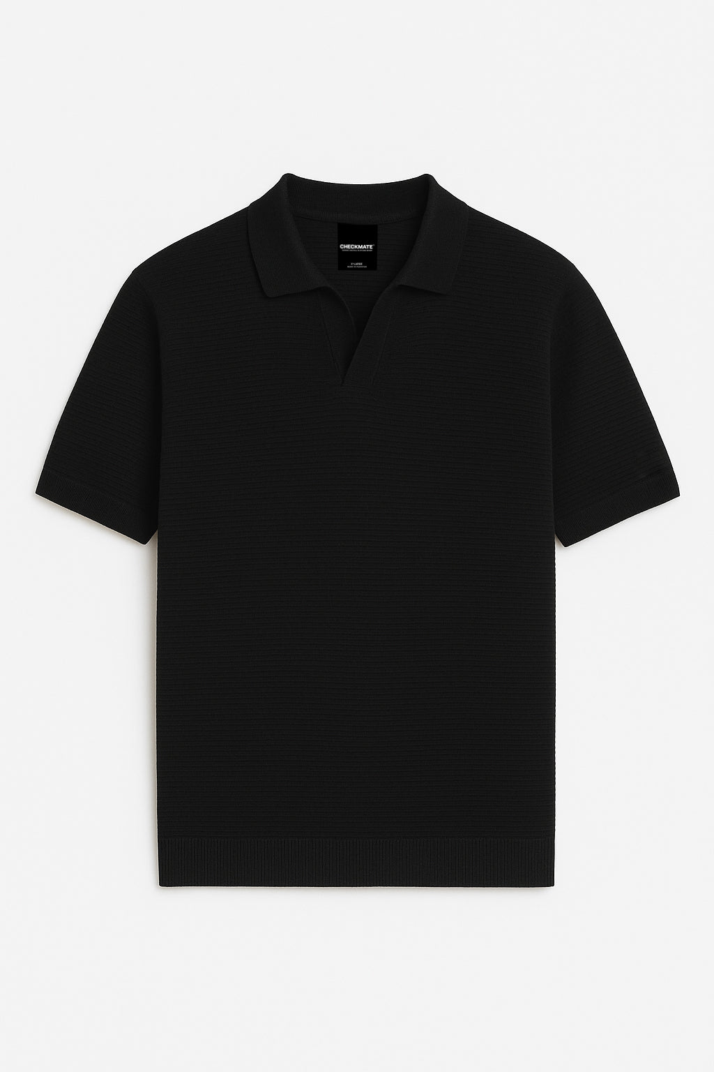 [MINOR FAULT] BLACK POLO - Checkmate Atelier