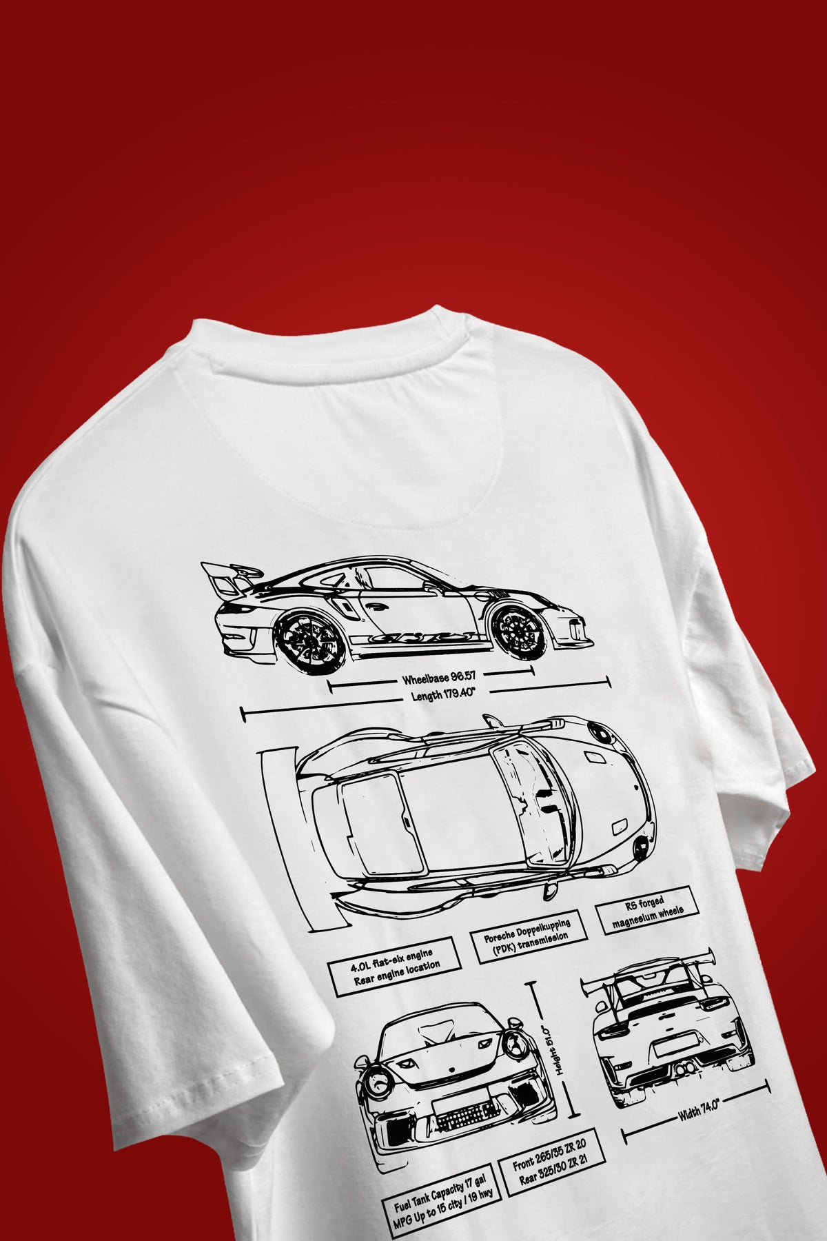 PORSCHE OVERSIZED T-SHIRT - Shop Now - Checkmate Atelier