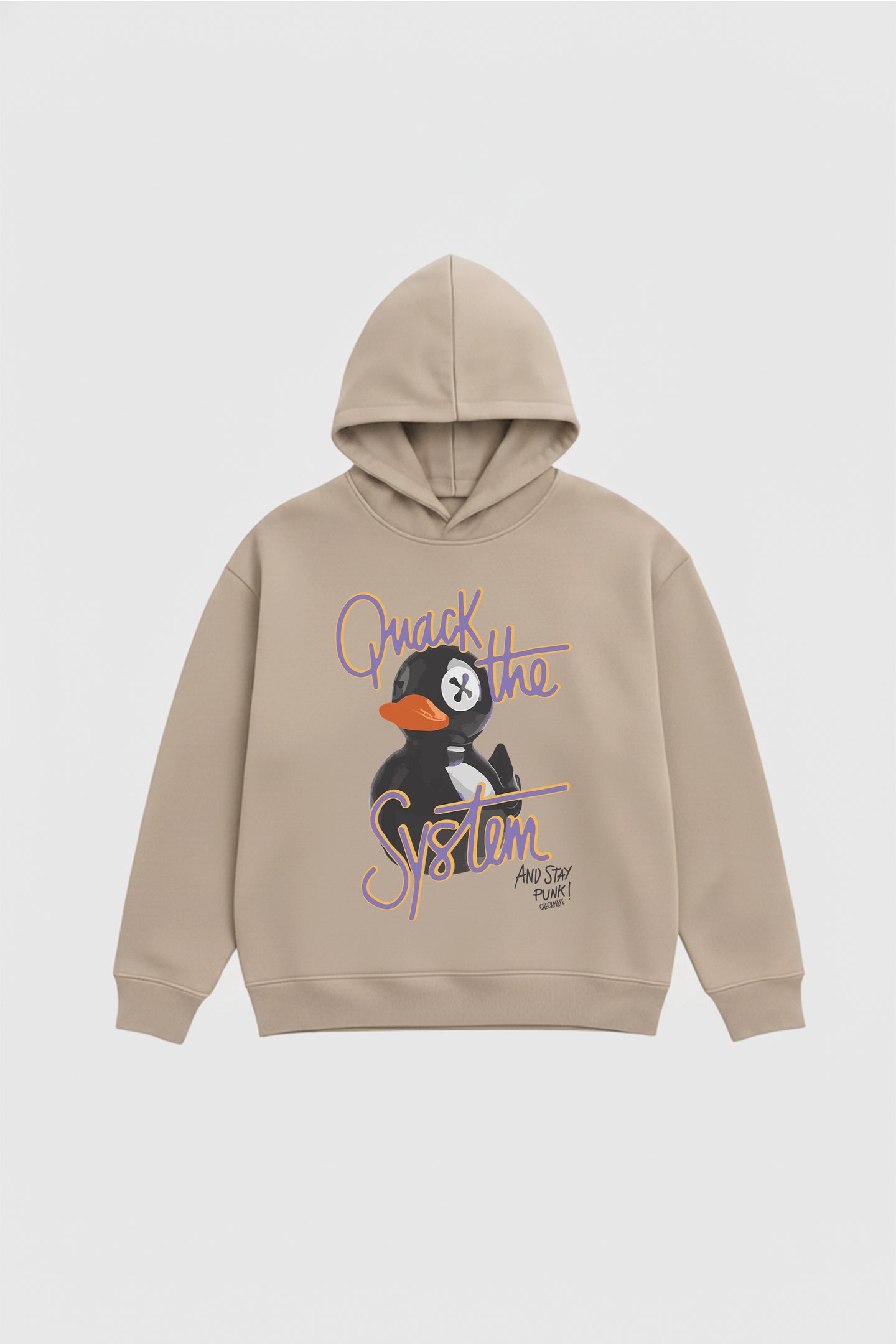 Shop QUACK THE SYSTEM OVERSIZED HOODIE Online in Pakistan