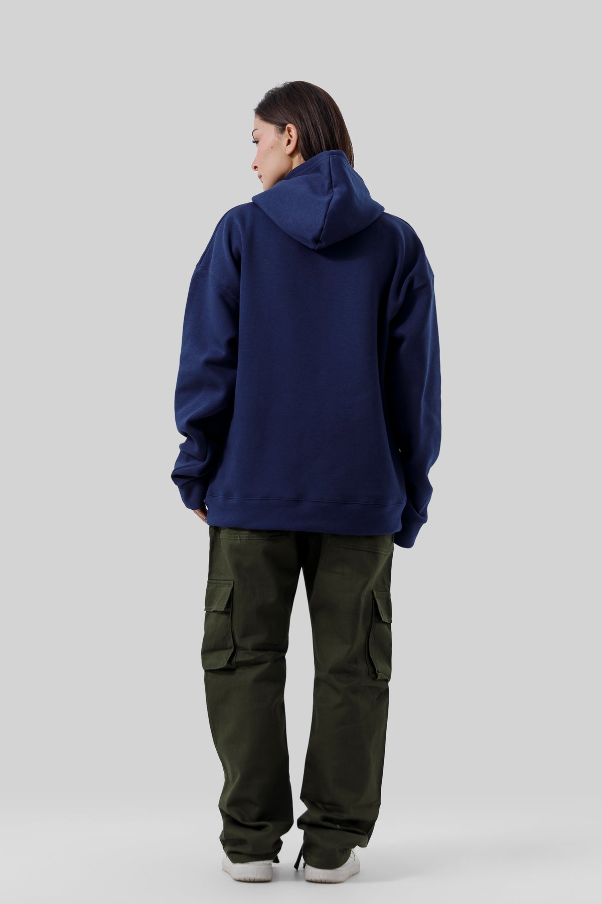 Shop [MINOR FAULT]  NAVY CORE HOODIE Online in Pakistan