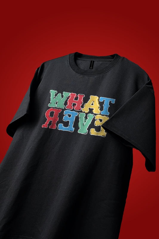 WHAT EVER OVERSIZED T-SHIRT - Checkmate Atelier