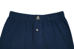 Navy Blue Boxer Shorts - M - Checkmate Atelier - Official Online Store