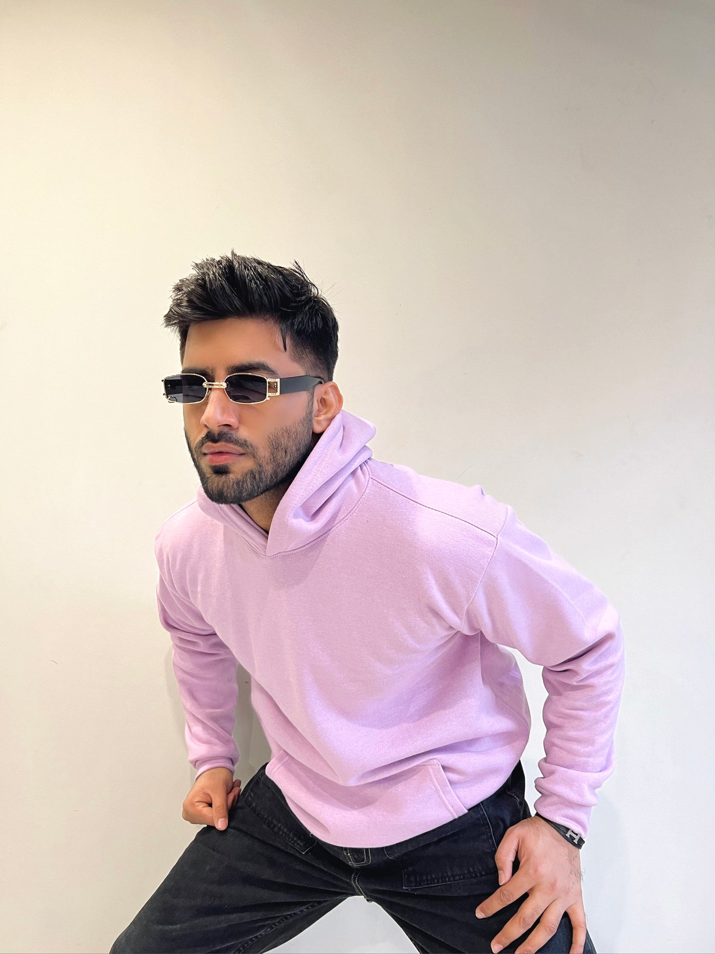 Shop Lilac Purple Drop Shoulder Hoodie - UNISEX Online in Pakistan