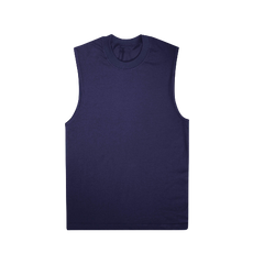 Navy Blue Tank Top - Checkmate Atelier - Official Online Store