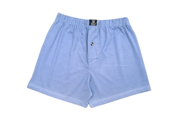 Sky Blue Boxer Shorts - M - Shop Now - Checkmate Atelier