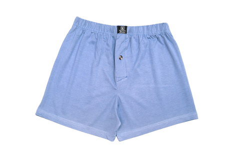 Sky Blue Boxer Shorts - M - Shop Now - Checkmate Atelier